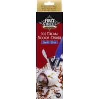 First Street Ice Cream Scoop/Disher, Blue, Size 16, 2.75 oz - 1 Each