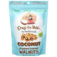 Crazy Go Nuts All-Natural Gourmet Coconut Walnuts - 4.5 Ounce