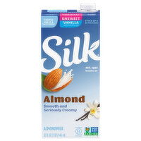 Silk Almondmilk, Unsweet Vanilla - 32 Fluid ounce