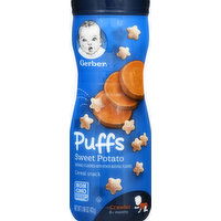 Gerber Cereal Snack, Puffs, Sweet Potato, 8+ Months - 1.48 Ounce