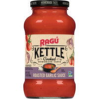 Ragu Sauce, Kettle Cooked, Roasted Garlic - 24 Ounce