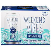 Coronado Brewing Co. Beer, India Pale Ale, Weekend Vibes - 12 Each