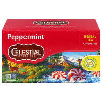 Celestial Seasonings Caffeine Free Tea Bags Peppermint Herbal Tea - 20 Each