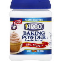 Argo Baking Powder, Double Acting - 12 Ounce