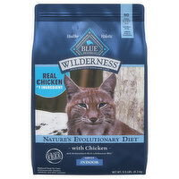 Blue Buffalo Food for Cats, Natural, with Chicken, Nature's Evolutionary Diet, Indoor, Adult - 9.5 Pound