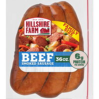 Hillshire Farm Beef Smoked Sausage, Family Pack - 36 Ounce
