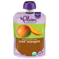 Plum Organics Stage 1 Organic Baby Food Just® Mangos - 3.5 Ounce