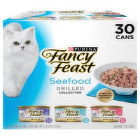 Fancy Feast Cat Food, Seafood, Grilled Collection, 30 Each