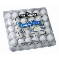 First Street Fresh Large Dozen Grade A Eggs AZ/NV 30 ct - 30 Each