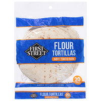 First Street Flour Tortillas, Soft Taco Size - 20 Each