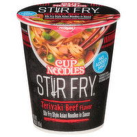 Nissin Asian Noodles in Sauce, Teriyaki Beef Flavor, Stir Fry, 3 Ounce