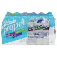 Propel Electrolyte Water Beverage, Berry/Kiwi Strawberry/Grape, 18 Pack - 18 Each