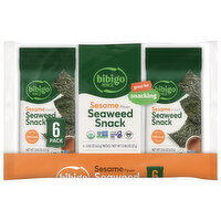 Bibigo Seaweed Snack, Sesame Flavor - 6 Each