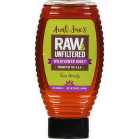 Aunt Sue's Honey, Wildflower, Raw & Unfiltered - 16 Ounce