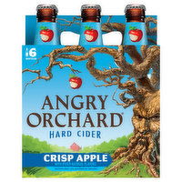 Angry Orchard Hard Cider, Crisp Apple, 6 Pack - 6 Each