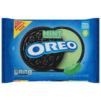 Oreo Chocolate Sandwich Cookies, Mint Flavor Creme, Family Size, 18.71 Ounce