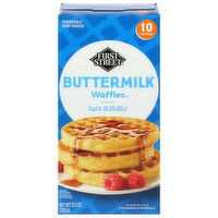 First Street Waffles, Buttermilk - 10 Each