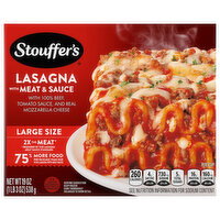 Stouffer's Lasagna, Large Size - 19 Ounce