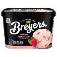 Breyers Natural Strawberry Ice Cream - 1.5 Quart