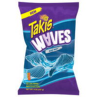 Takis Wavy Potato Chips, Extreme, Blue Heat - 8 Ounce