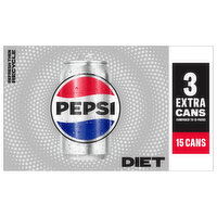 Pepsi Diet Soda - 15 Each