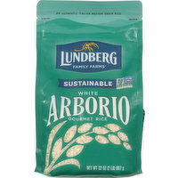 Lundberg Family Farms Rice, Gourmet, White, Arborio, 32 Ounce