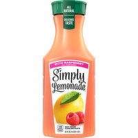 Simply Lemonade With Raspberry, All Natural Non-Gmo, 52 Ounce