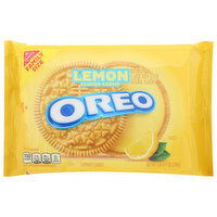 Oreo Sandwich Cookies, Lemon Flavor Creme - 18.71 Ounce