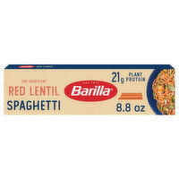 Barilla Red Lentil Spaghetti Pasta - Good Source of Plant-Based Protein, Excellent Source of Fiber, Kosher, Gluten Free & Non-GMO, 8.8 Ounce