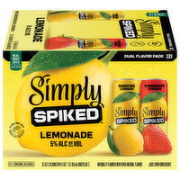 Simply Spiked Signature Lemonade/Strawberry Lemonade Beer Dual Flavor Pack - 12 Each