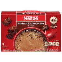 Nestle Hot Cocoa Mix, Rich Milk Chocolate Flavor, 8 Each