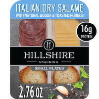 Hillshire Snacking Protein Small Plates, Italian Dry Salami Deli Lunch Meat and Gouda Cheese - 2.76 Ounce