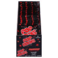 Pop Rocks Popping Candy, Strawberry - 24 Each