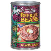 Amy's Black Beans, Organic, Refried - 15.4 Ounce