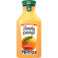 Simply Pulp-Free Orange Juice Bottle - 76 Fluid ounce
