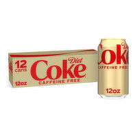 Diet Coke  Caffeine Free Soda Soft Drink, 12oz