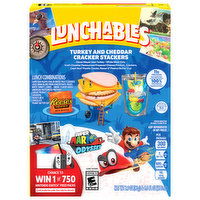 Lunchables Cracker Stackers, Turkey and Cheddar, Fun Pack, 1 Each