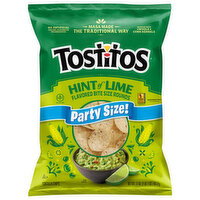 Tostitos Tortilla Chips, Hint of Lime, Party Size - 17 Ounce