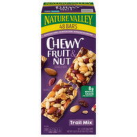 Nature Valley Granola Bars, Fruit & Nut, Chewy, Trail Mix, 48 Each