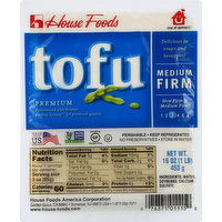 House Foods Tofu, Premium, Medium Firm, 16 Ounce