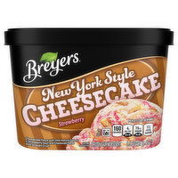 Breyers Frozen Dairy Dessert, New York Style Cheesecake, Strawberry - 1.5 Quart