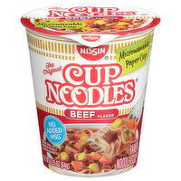 Nissin Beef Flavor Cup Noodles - 2.25 Ounce