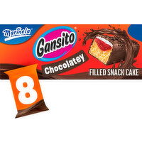 Marinela Chocolatey Strawberry, Chocolate and Crème Filled Snack Cake, 8 packs, 14.08 oz - 8 Each