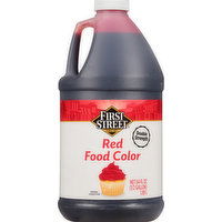 First Street Food Color, Red - 64 Ounce