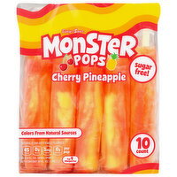 Budget Saver Sugar Free Cherry Pineapple Monster Pops - 10 Each