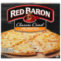 Red Baron Pizza, Four Cheese, Classic Crust - 21.06 Ounce