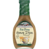 Maple Grove Farms of Vermont Dressing, Fat Free, Honey Dijon - 8 Ounce