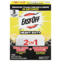 Easy-Off Heavy Duty 2 in 1 Cleaning Pads - 3 Each