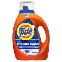 Tide Hygienic Clean Heavy 10x Duty Liquid Laundry Detergent, Original - 84 Fluid ounce