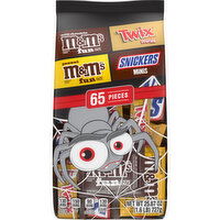 Mixed M&M'S, SNICKERS & TWIX Halloween Candy Variety Bag - 25.67 Ounce